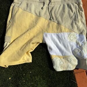 Men's 4XL Cream & Yellow Cookies Shorts